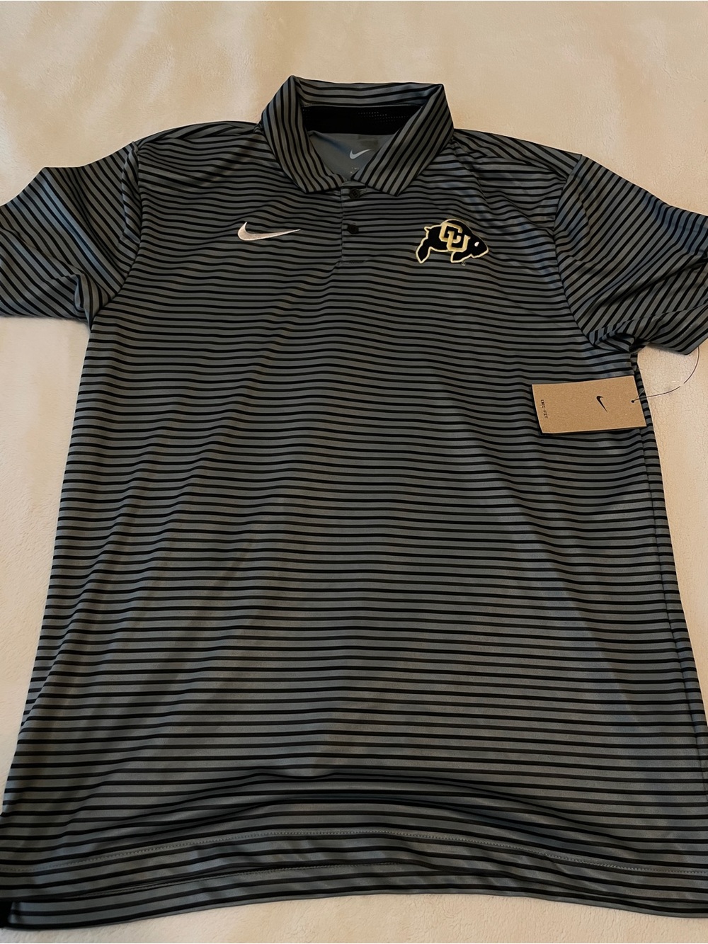 NWT Nike Men’s CU Buffs Basketball Polo Sz M